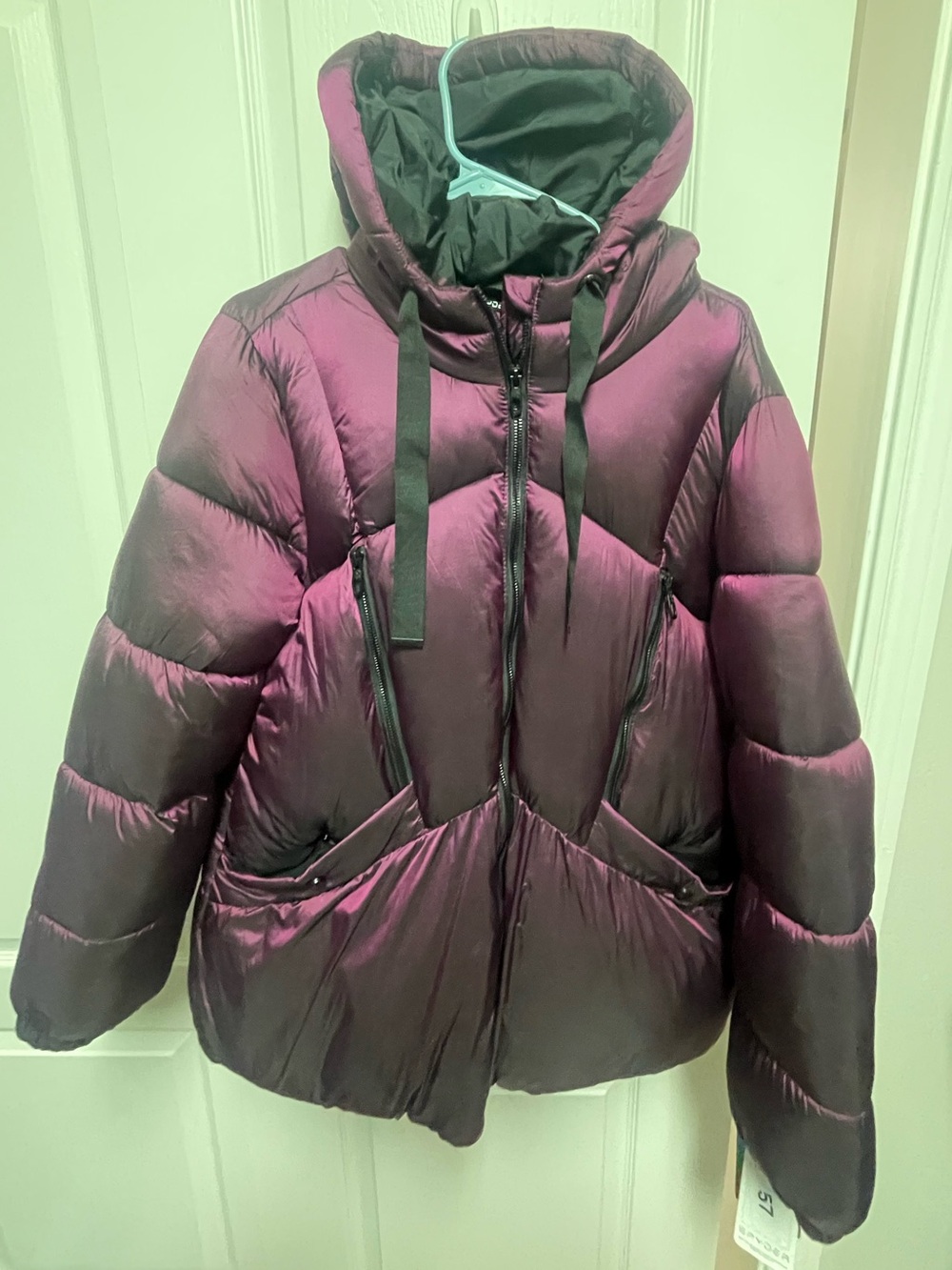 Spyder Women's Quilted Hooded Puffer Jacket - Plum